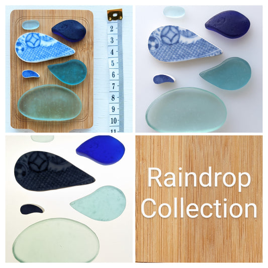 "Raindrop": Hand-shaped Edinburgh Sea-Pieces