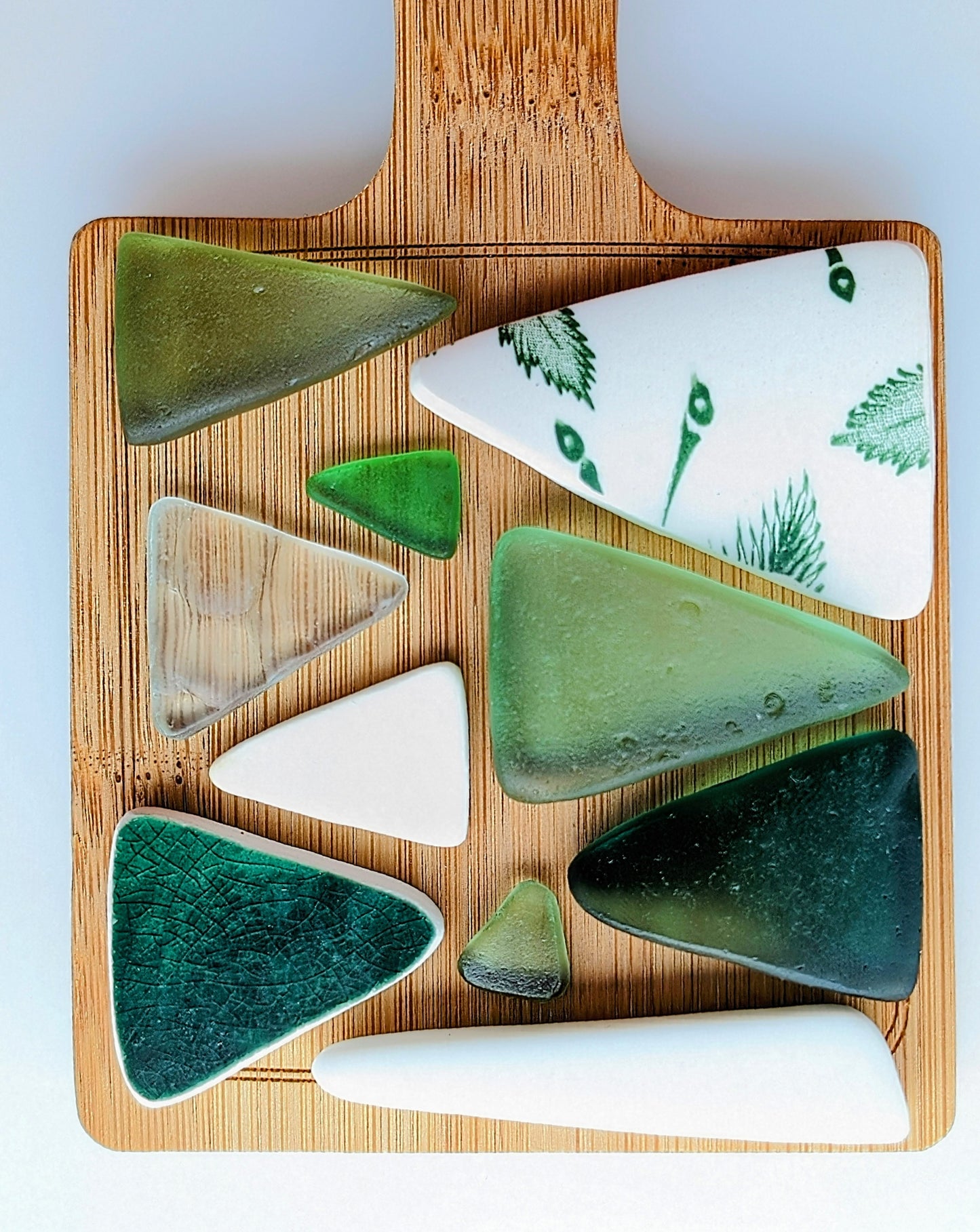 "Alpine Forest": Hand-shaped Edinburgh Sea-Pieces