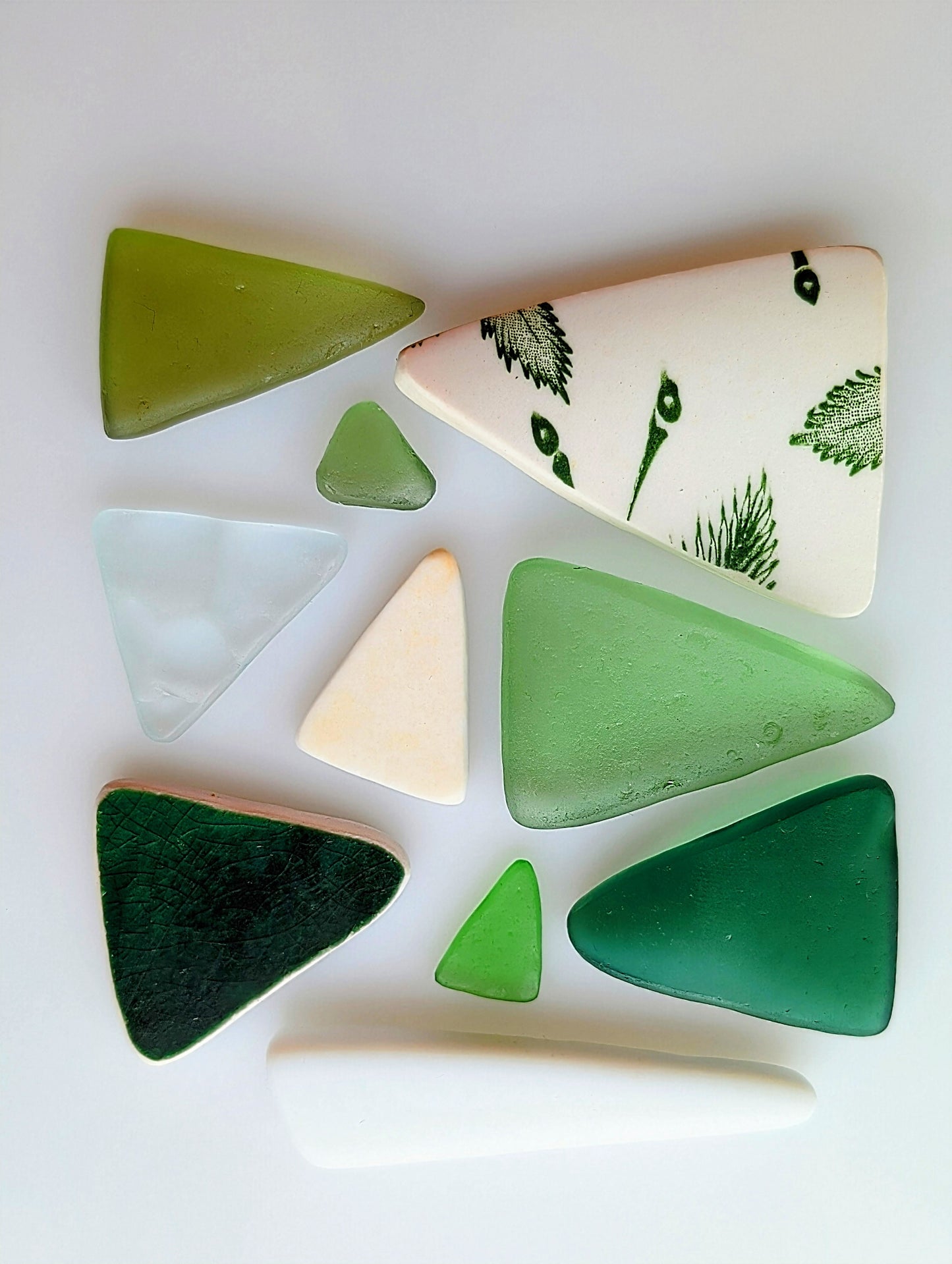 "Alpine Forest": Hand-shaped Edinburgh Sea-Pieces