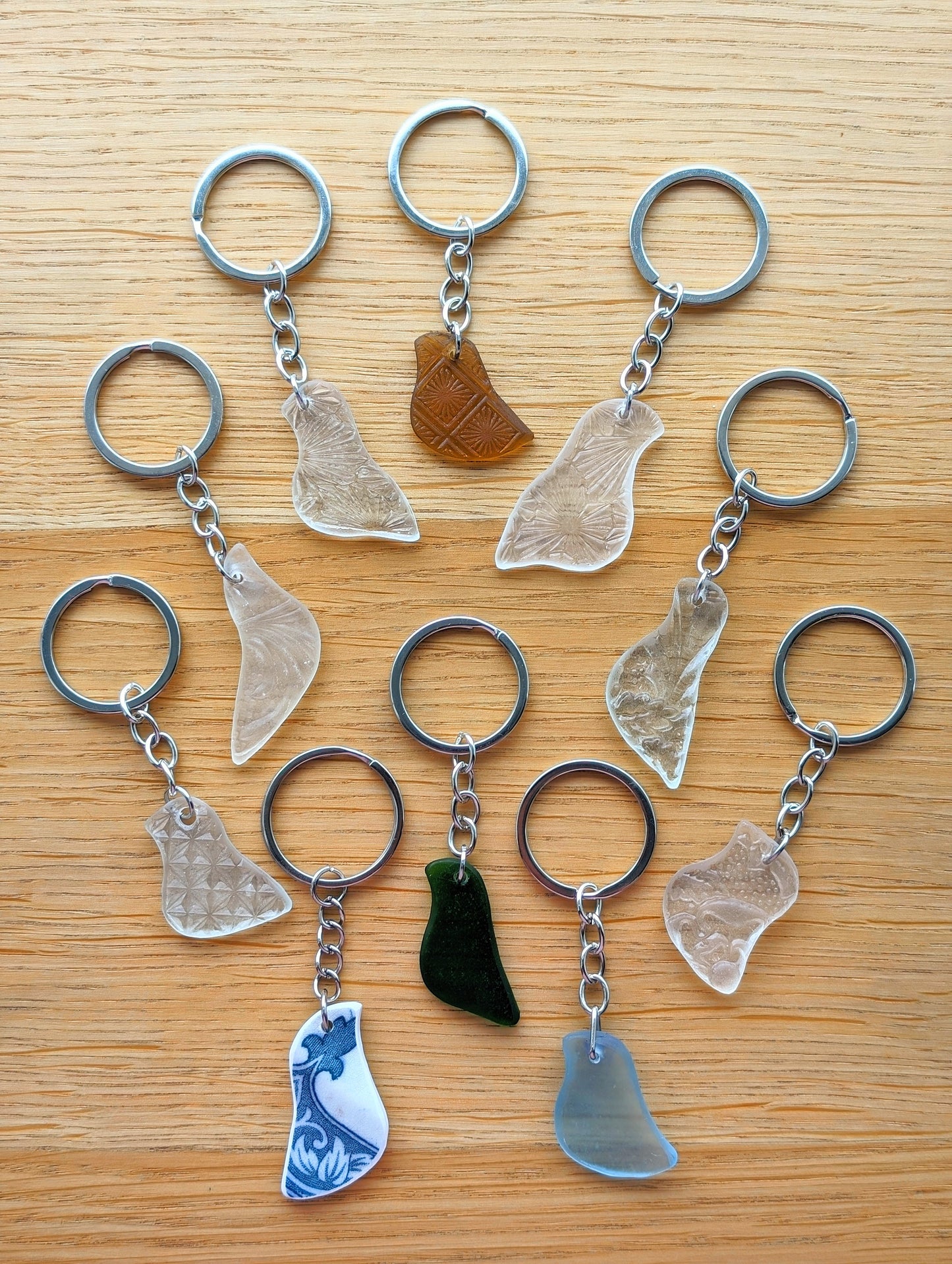 Wardie Bay Sea Glass Keyring