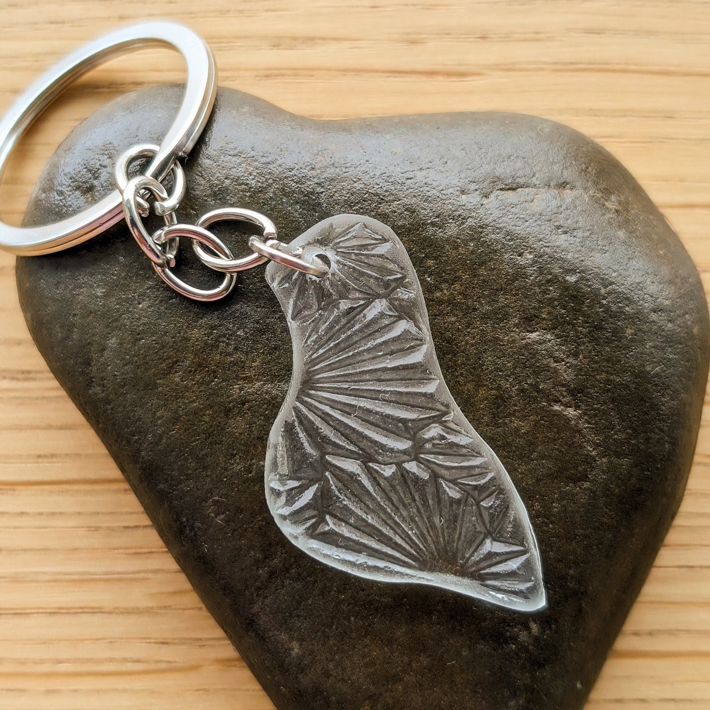 Wardie Bay Sea Glass Keyring