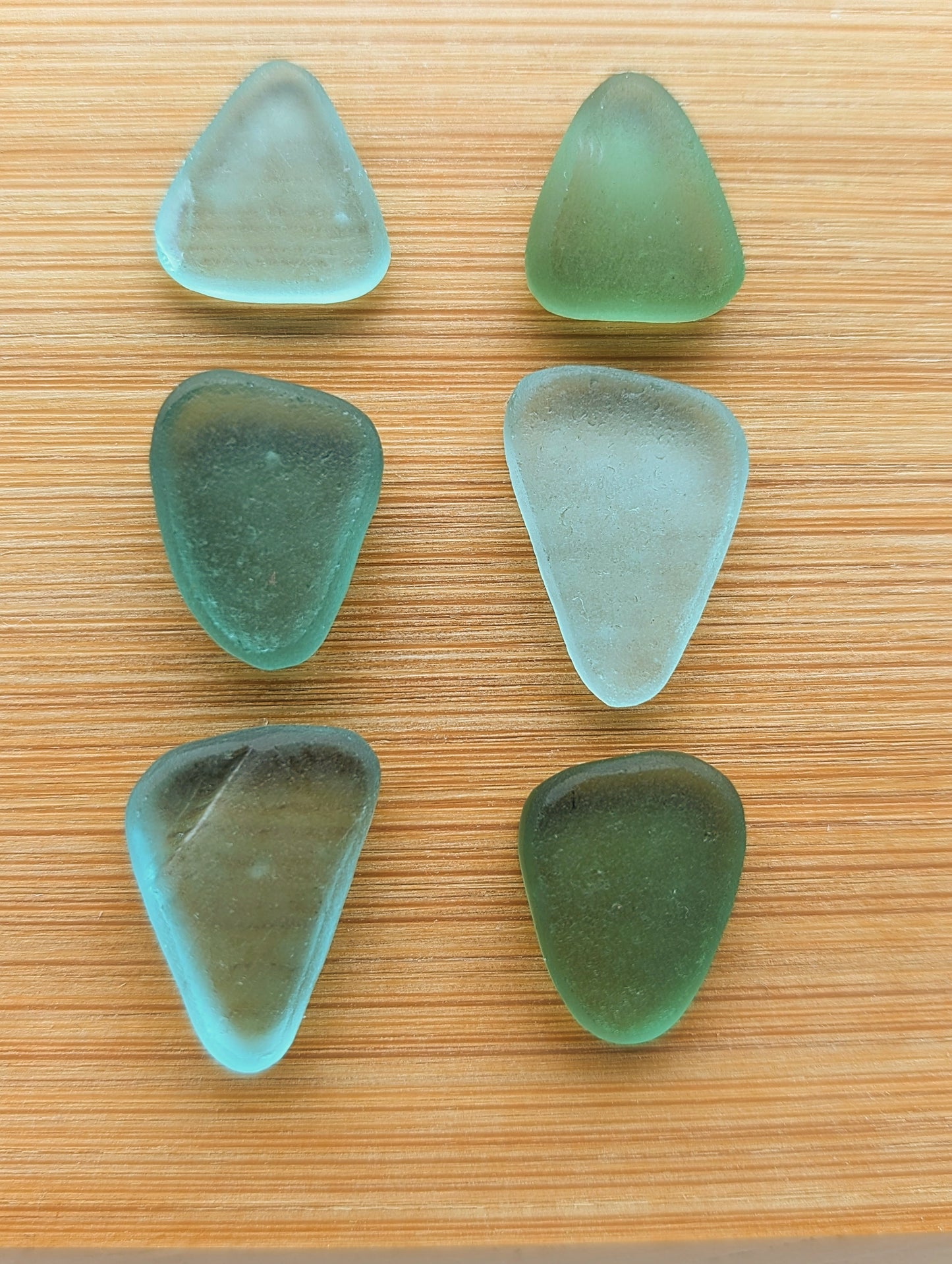 "Cape Point" odd pairs: Hand-shaped Edinburgh Sea-Pieces - Sea Glass & Sea Pottery