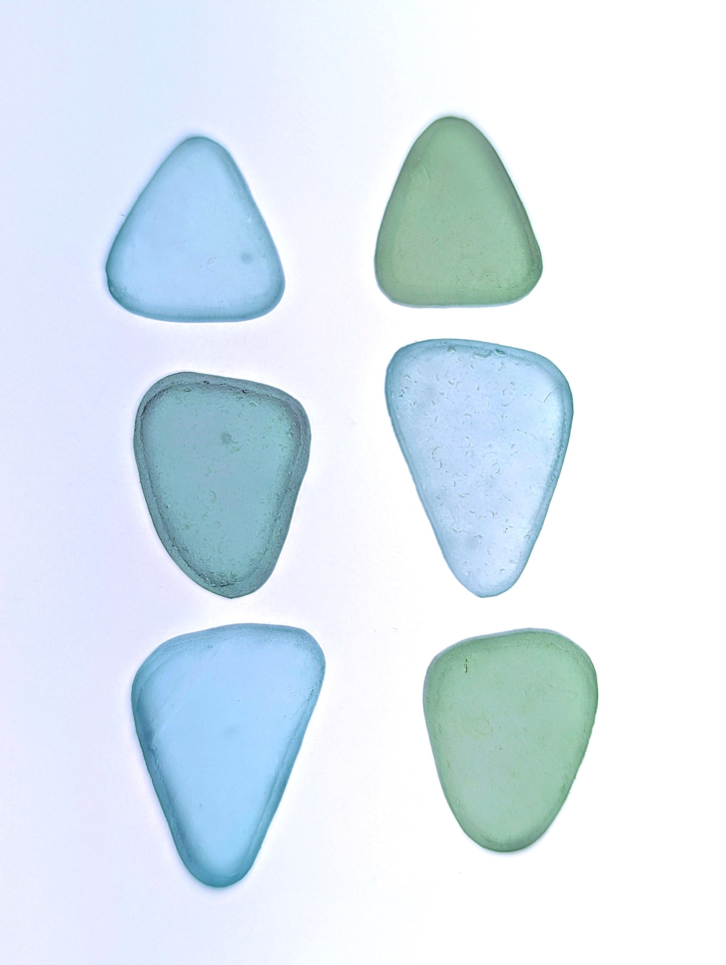 "Cape Point" odd pairs: Hand-shaped Edinburgh Sea-Pieces - Sea Glass & Sea Pottery